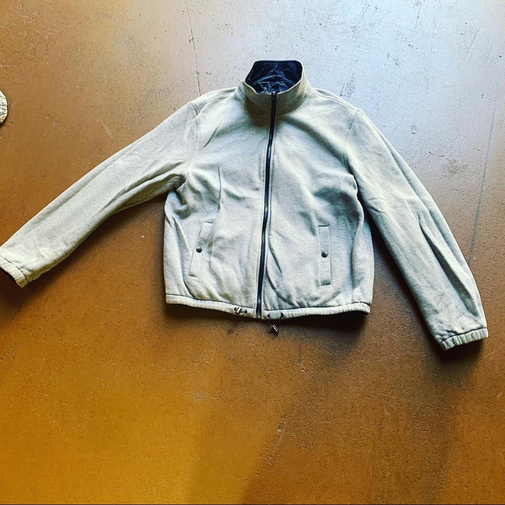 Men’s zip up reversible jacket